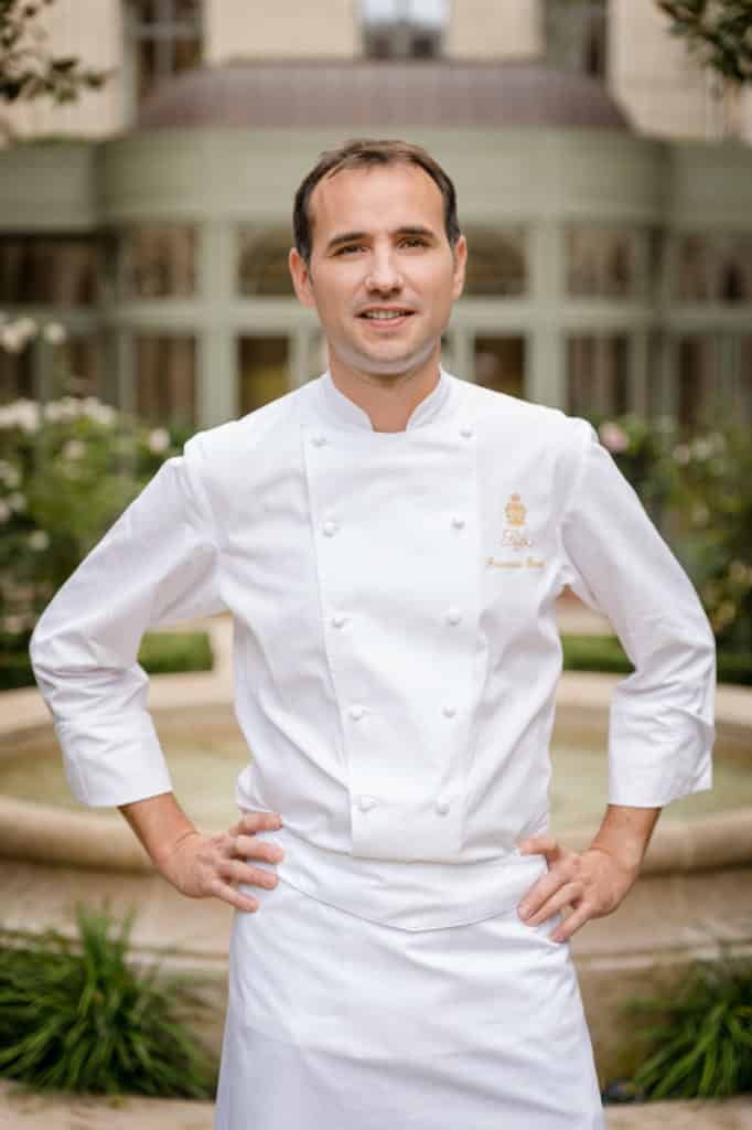 Photographie corporate d'un chef patissier du ritz paris prise par le studio alterego