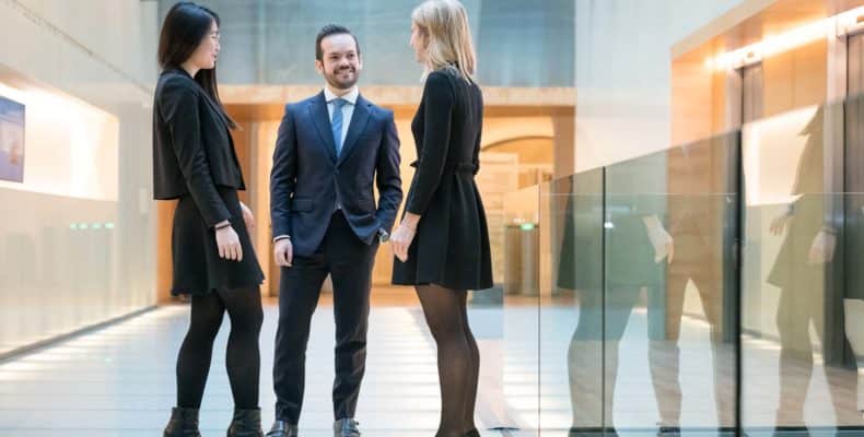 Photographie corporate de groupe en entreprise