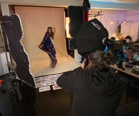 backstage d'une séance studio