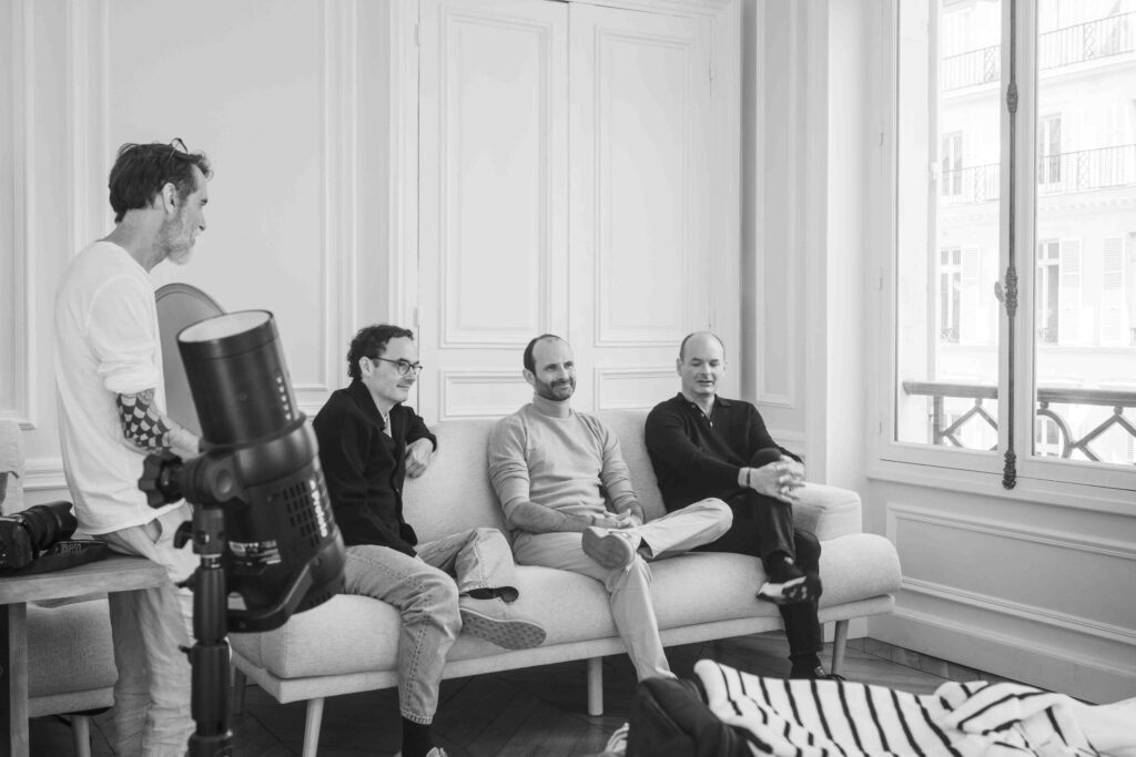 Séance portrait de dirigeant au siège de l'entreprise Urgo