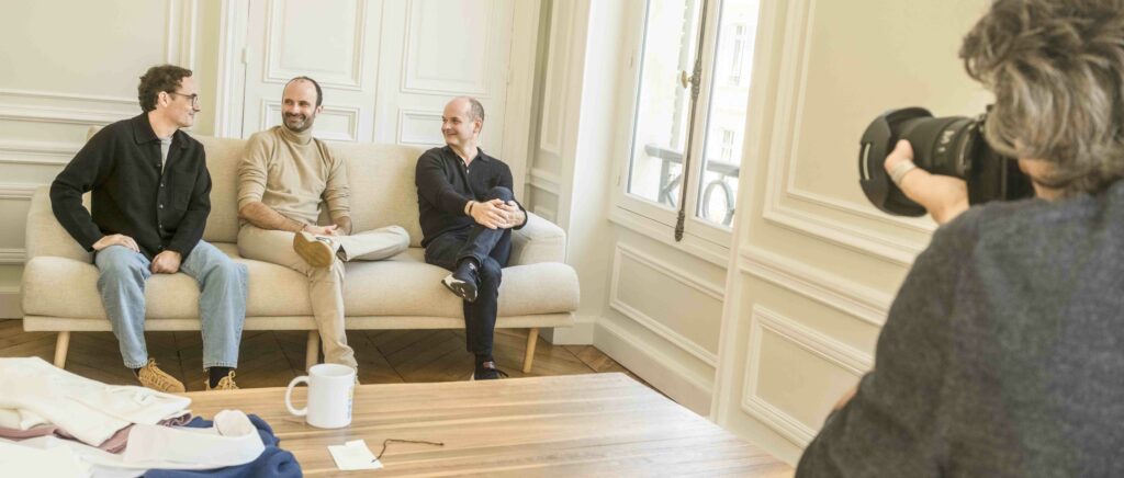 Séance portrait de dirigeant au siège de l'entreprise Urgo photo