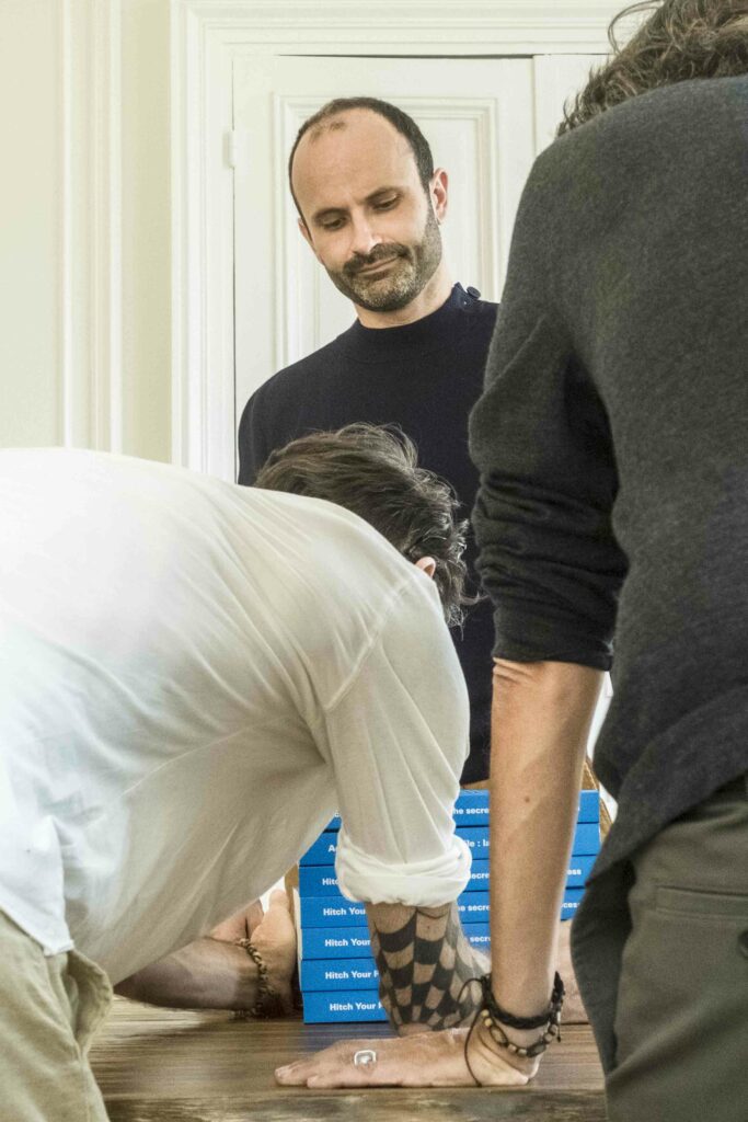 Séance portrait de dirigeant au siège de l'entreprise Urgo